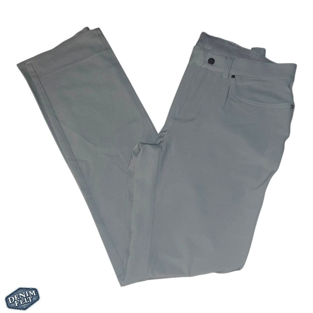 Greg Norman Men's Grey Microfiber Performance 5 Pocket Pant | NEW/NWT!! - Picture 4 of 9